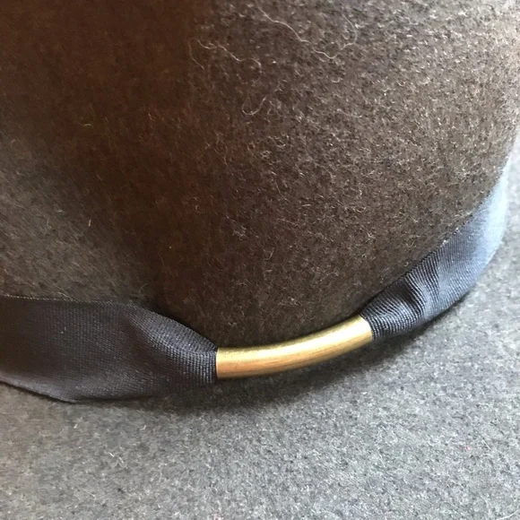 World Market Green Olive Wool Wide Brim Hat, EUC, 22” - Picture 6 of 16